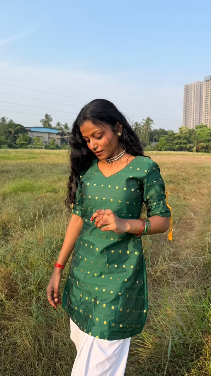 Manjiri Kurti with Ghungroo Tassels
