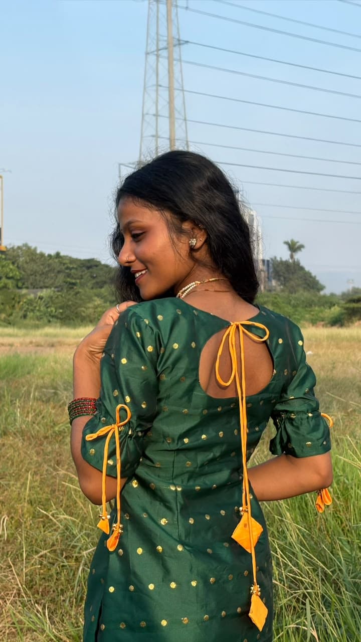 Manjiri Kurti with Ghungroo Tassels — Image 3