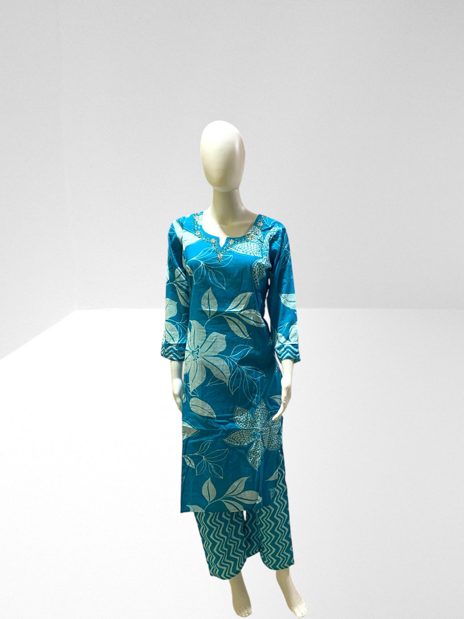 preminum embroidered straight kurta with pant & dupatta preminum embroidered straight kurta with pant & dupatta